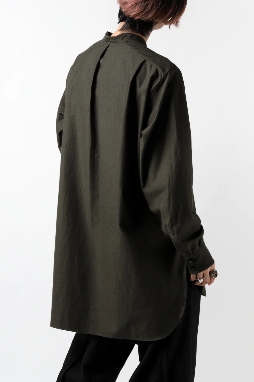 KLASICA SH-038 ATELIER SHIRT / SOFT MICRO MOLESKIN (LOG WOOD) - Image 23