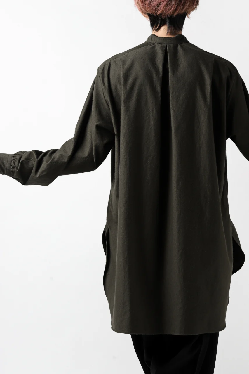 KLASICA SH-038 ATELIER SHIRT / SOFT MICRO MOLESKIN (LOG WOOD) - Image 25