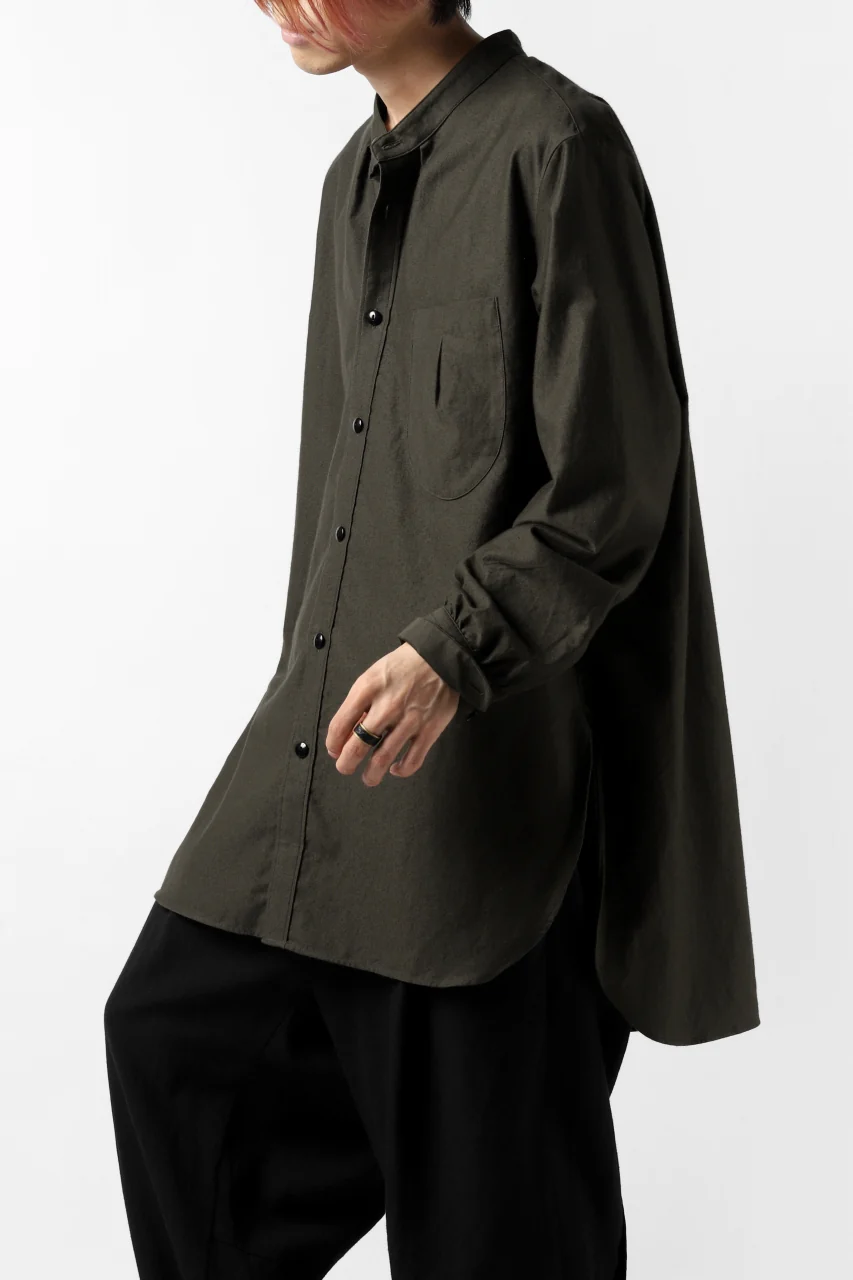 KLASICA SH-038 ATELIER SHIRT / SOFT MICRO MOLESKIN (LOG WOOD) - Image 26