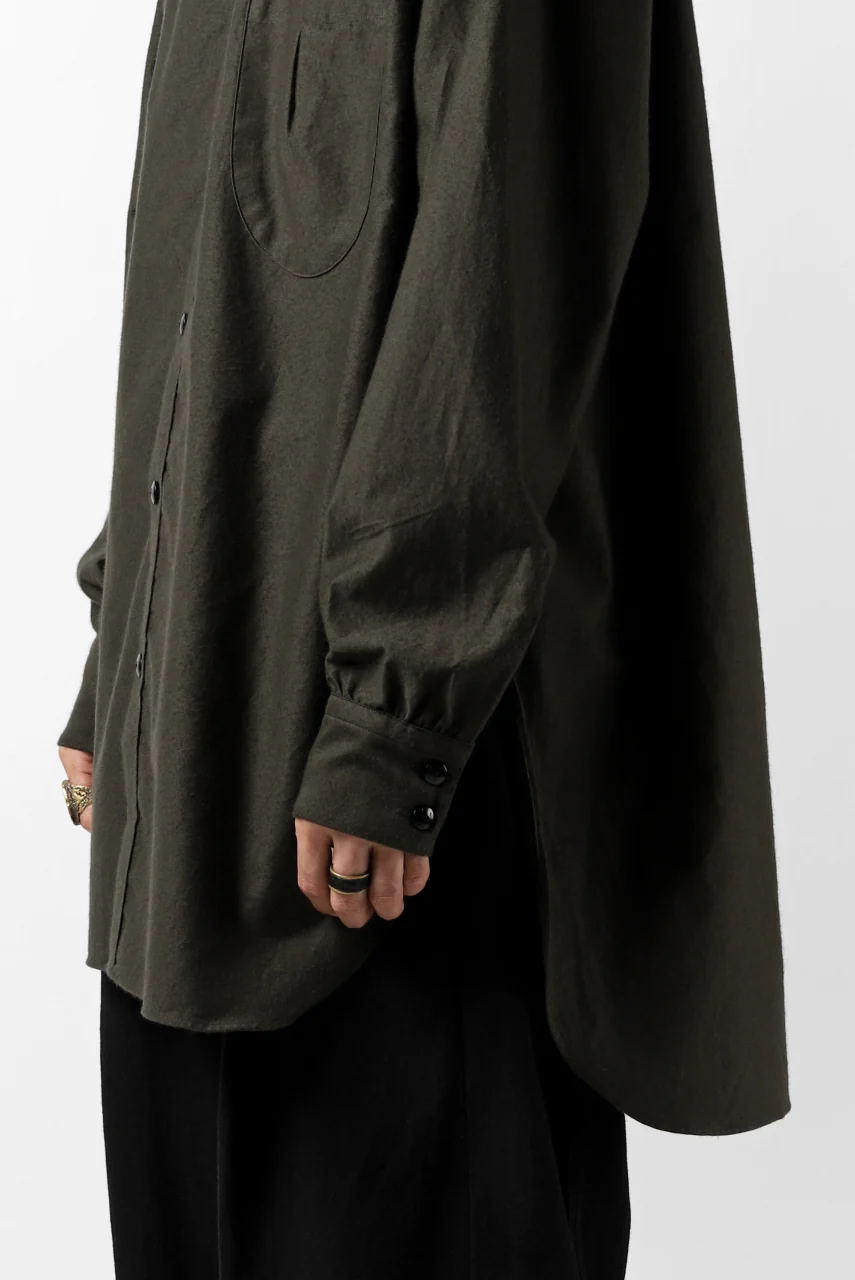 KLASICA SH-038 ATELIER SHIRT / SOFT MICRO MOLESKIN (LOG WOOD) - Image 34