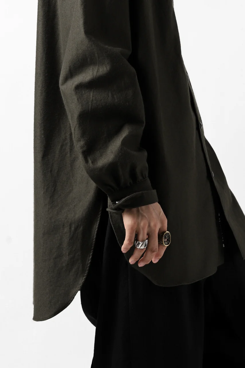 KLASICA SH-038 ATELIER SHIRT / SOFT MICRO MOLESKIN (LOG WOOD) - Image 36