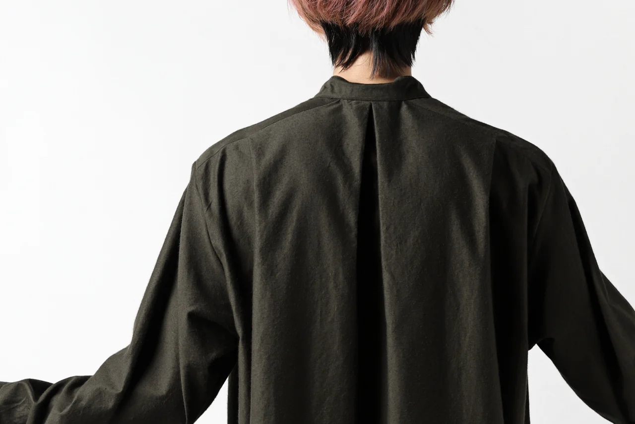 KLASICA SH-038 ATELIER SHIRT / SOFT MICRO MOLESKIN (LOG WOOD) - Image 38