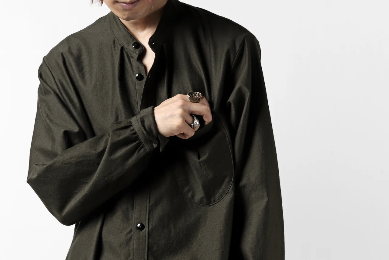 KLASICA SH-038 ATELIER SHIRT / SOFT MICRO MOLESKIN (LOG WOOD) - Image 39