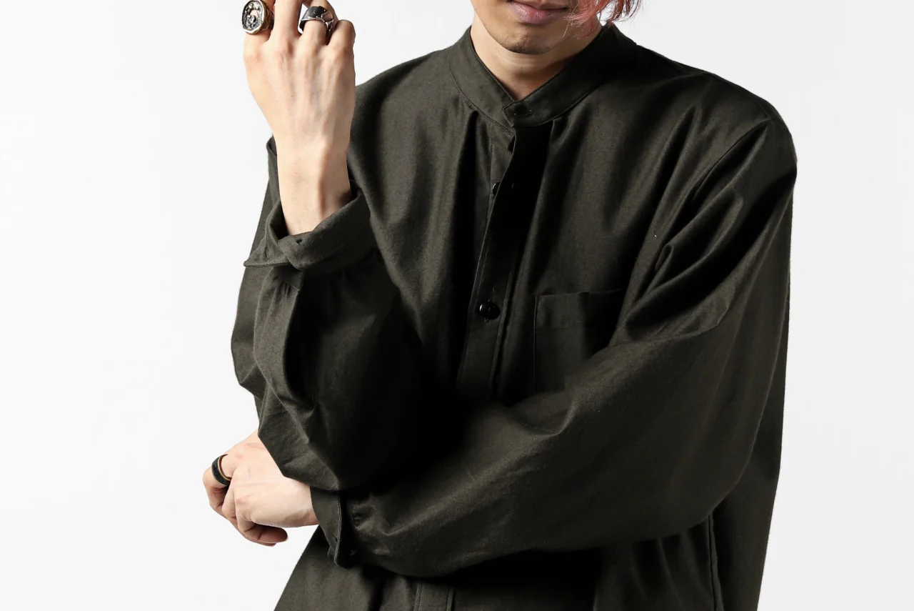 KLASICA SH-038 ATELIER SHIRT / SOFT MICRO MOLESKIN (LOG WOOD) - Image 40