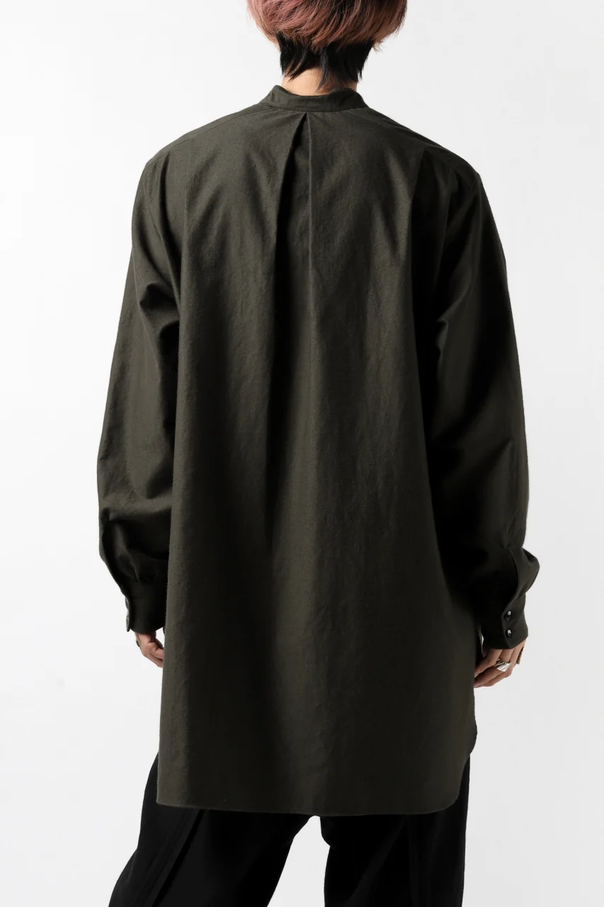 KLASICA SH-038 ATELIER SHIRT / SOFT MICRO MOLESKIN (LOG WOOD) - Image 6