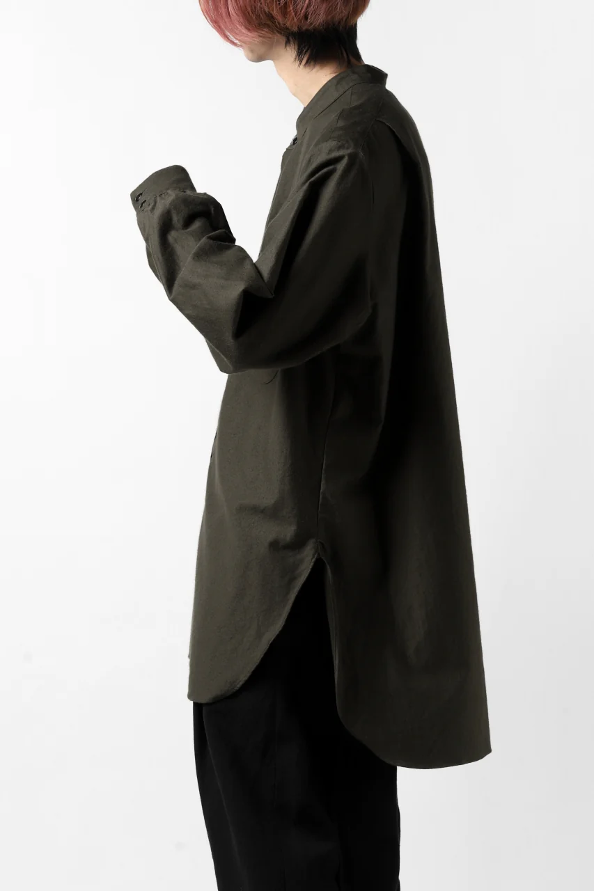 KLASICA SH-038 ATELIER SHIRT / SOFT MICRO MOLESKIN (LOG WOOD) - Image 7