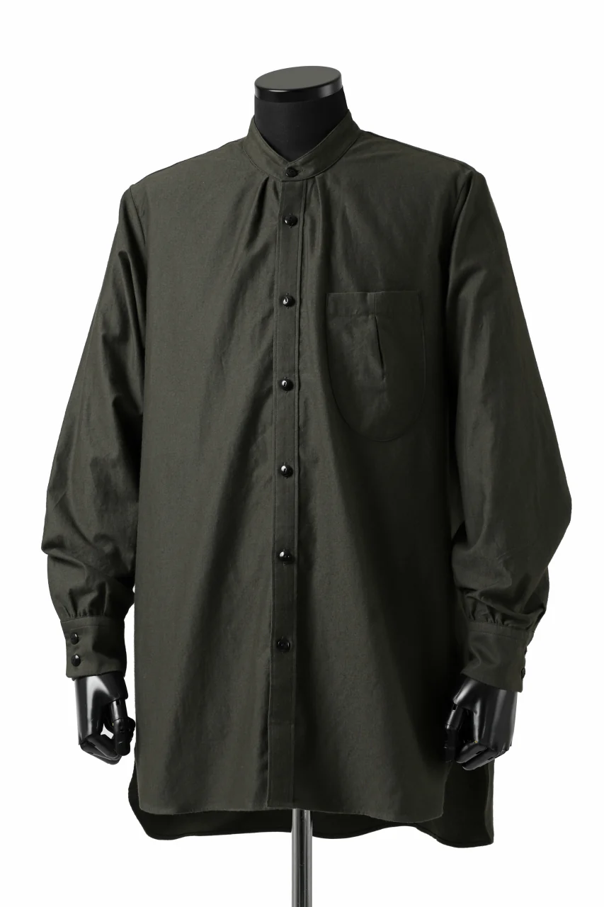 KLASICA SH-038 ATELIER SHIRT / SOFT MICRO MOLESKIN (LOG WOOD) - Image 8