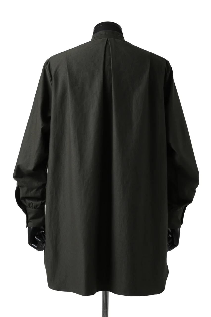 KLASICA SH-038 ATELIER SHIRT / SOFT MICRO MOLESKIN (LOG WOOD) - Image 9