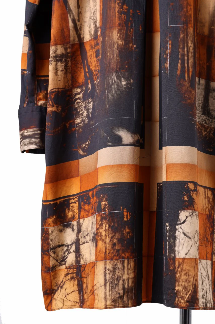 KLASICA SH-042 (Ys ver.) EXTRA LONG AND WIDE SHIRTS COAT / PHOTO PRINT (RANDOM PRINT) - Image 5