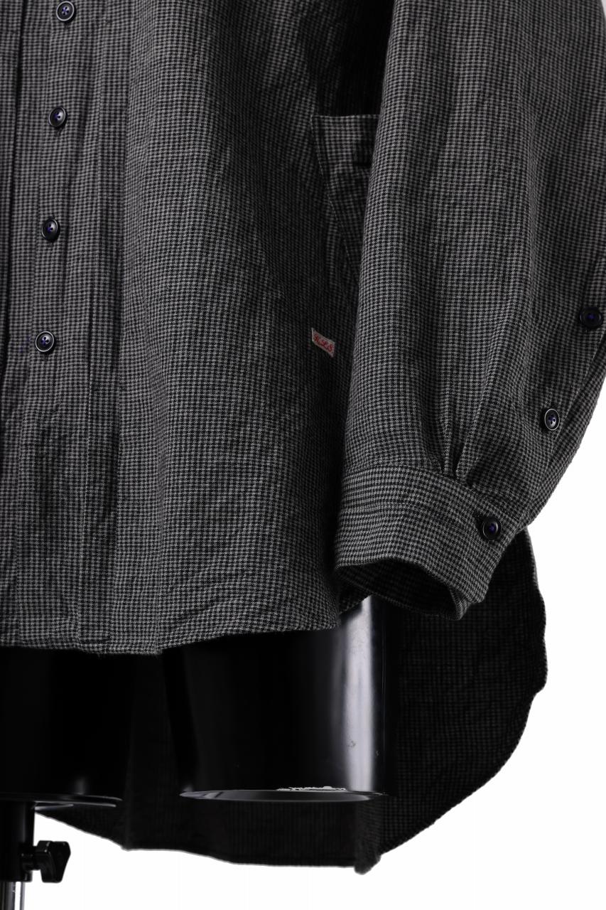 KLASICA SH-043 - Gh 2 POCKETS ATELIER BLOUSE / TRI-COLORED SUNBURN (GHINGAM) - Image 10