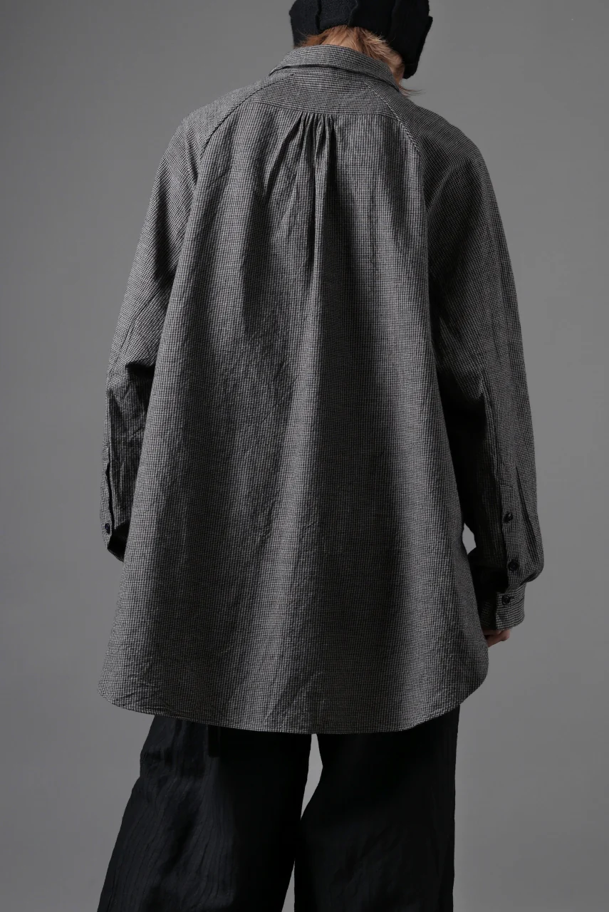 KLASICA SH-043 - Gh 2 POCKETS ATELIER BLOUSE / TRI-COLORED SUNBURN (GHINGAM) - Image 19