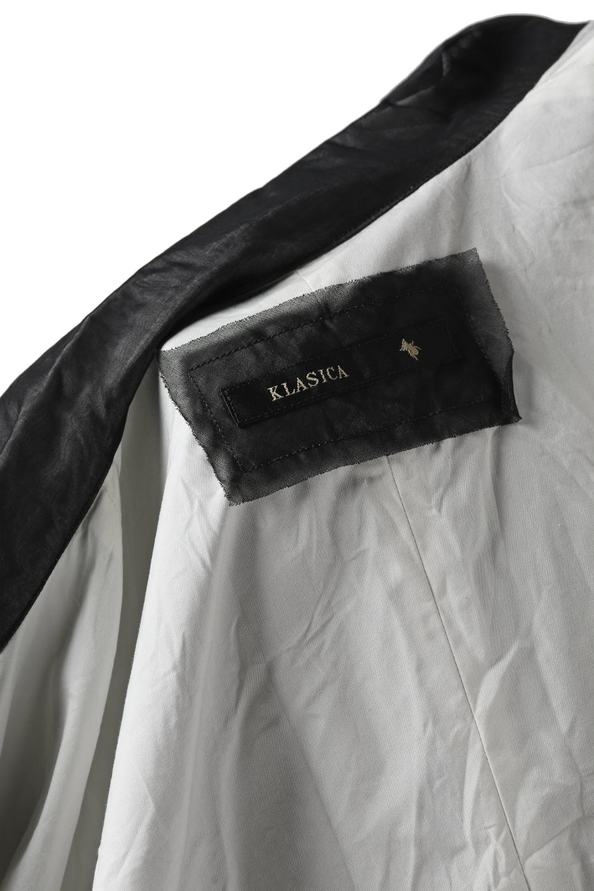 KLASICA SH-33(edit.2) LAYERED SHIRT / TRANSLUCENT ORGANDY (BLACK) - Image 26
