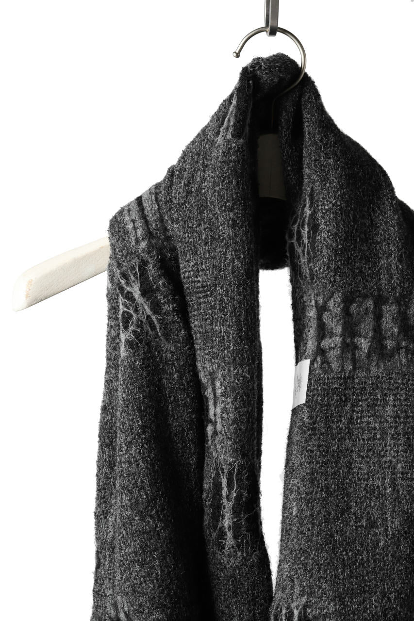 KLASICA SOULO TWIST SEWN SNOOD / TECH INTERSIA PILE (MIX GREY) - Image 11