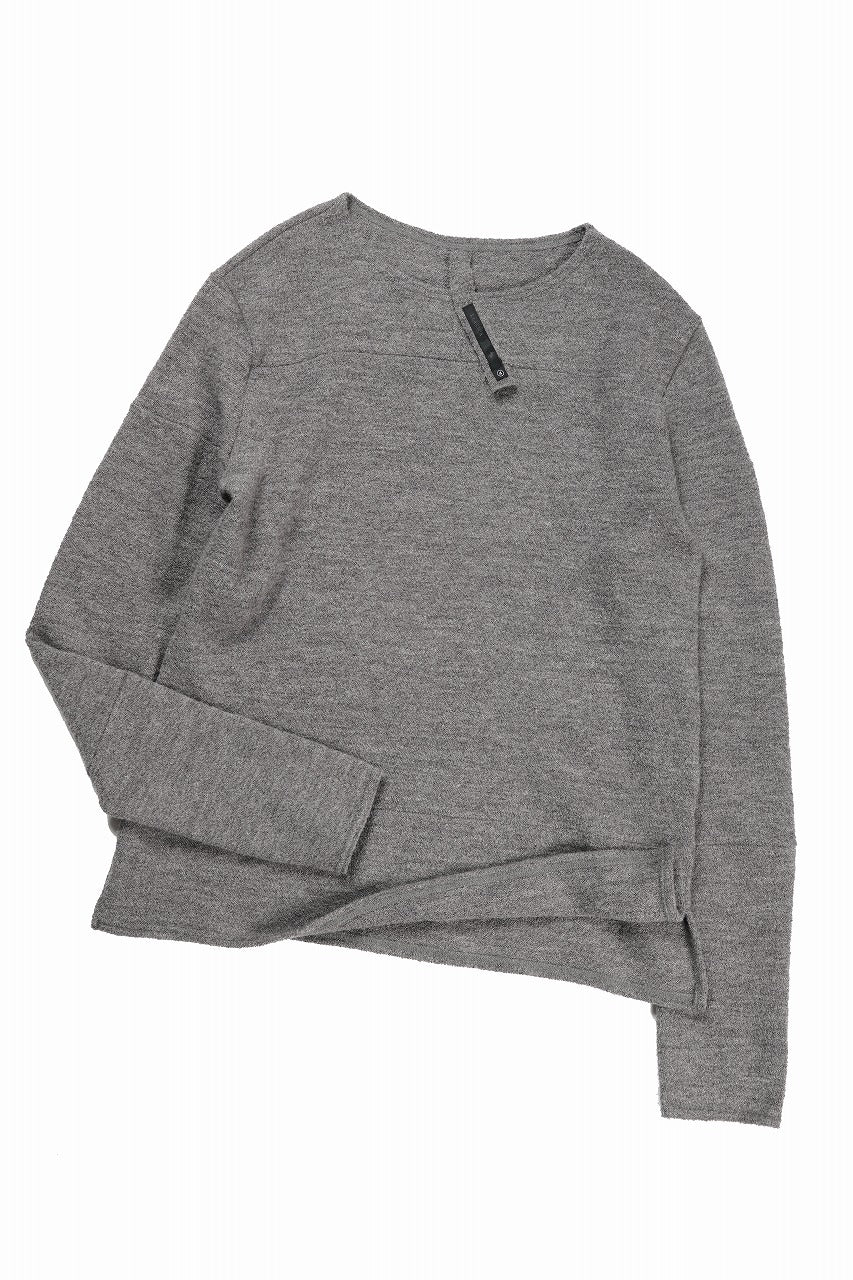 KLASICA STANDARD BOAT NECK / SHETLAND WOOL AMUNZEN (SAND) - Image 3