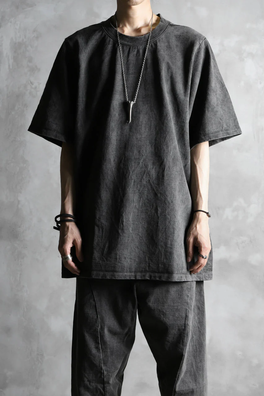 KLASICA RELAX SIZED SQUARE TEE / GARMENT PIGMENT DYED (PIGMENT GREY) - Image 18