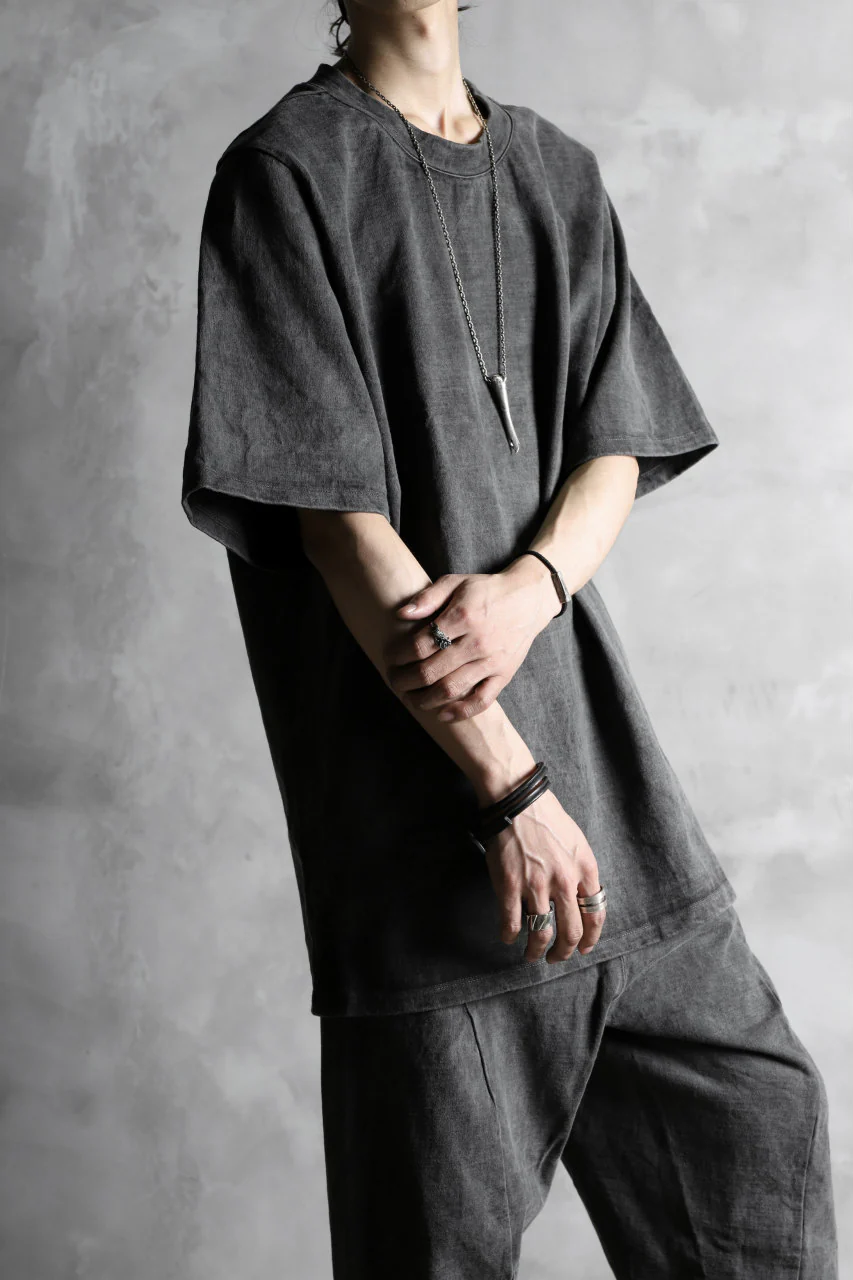 KLASICA RELAX SIZED SQUARE TEE / GARMENT PIGMENT DYED (PIGMENT GREY) - Image 20