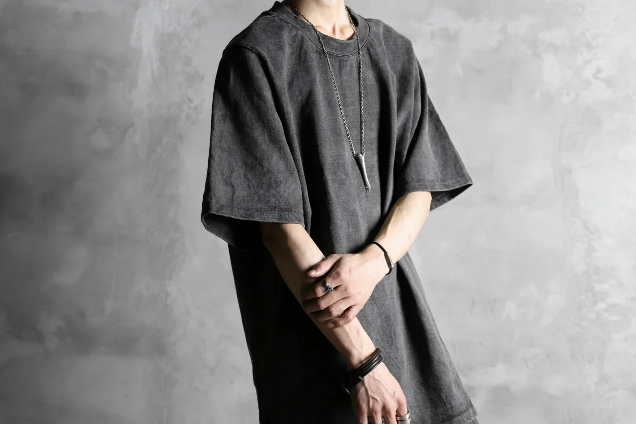 KLASICA RELAX SIZED SQUARE TEE / GARMENT PIGMENT DYED (PIGMENT GREY) - Image 26