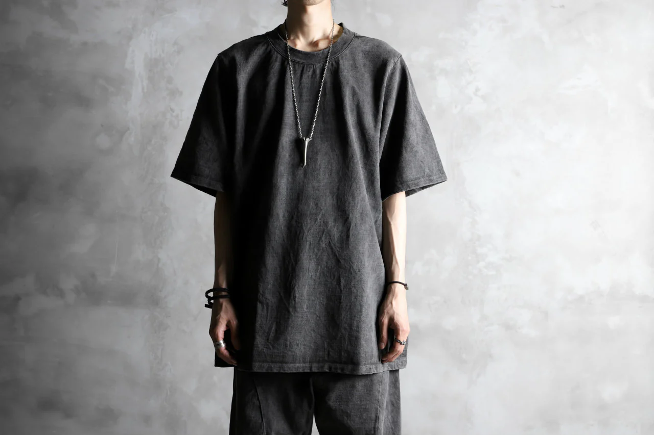 KLASICA RELAX SIZED SQUARE TEE / GARMENT PIGMENT DYED (PIGMENT GREY) - Image 27