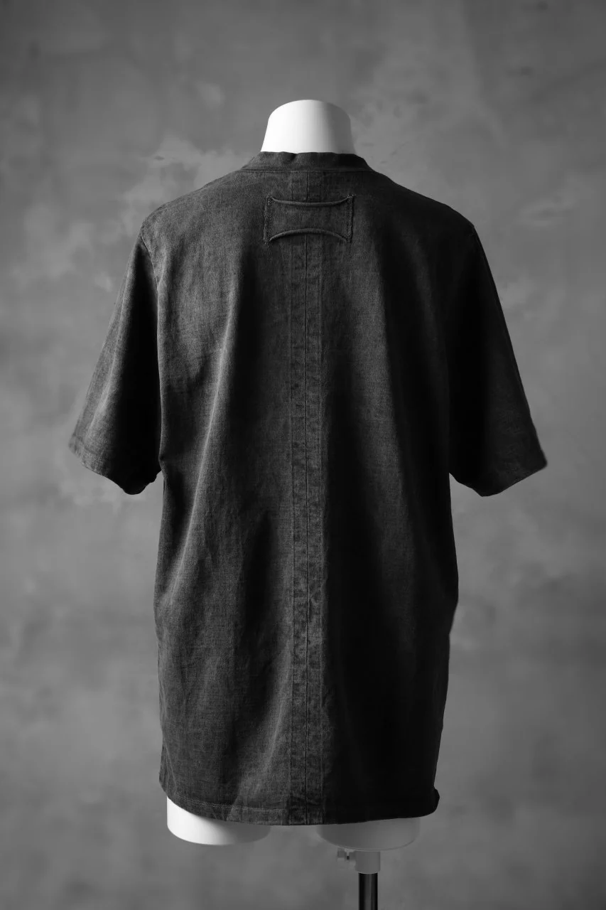 KLASICA RELAX SIZED SQUARE TEE / GARMENT PIGMENT DYED (PIGMENT GREY) - Image 5
