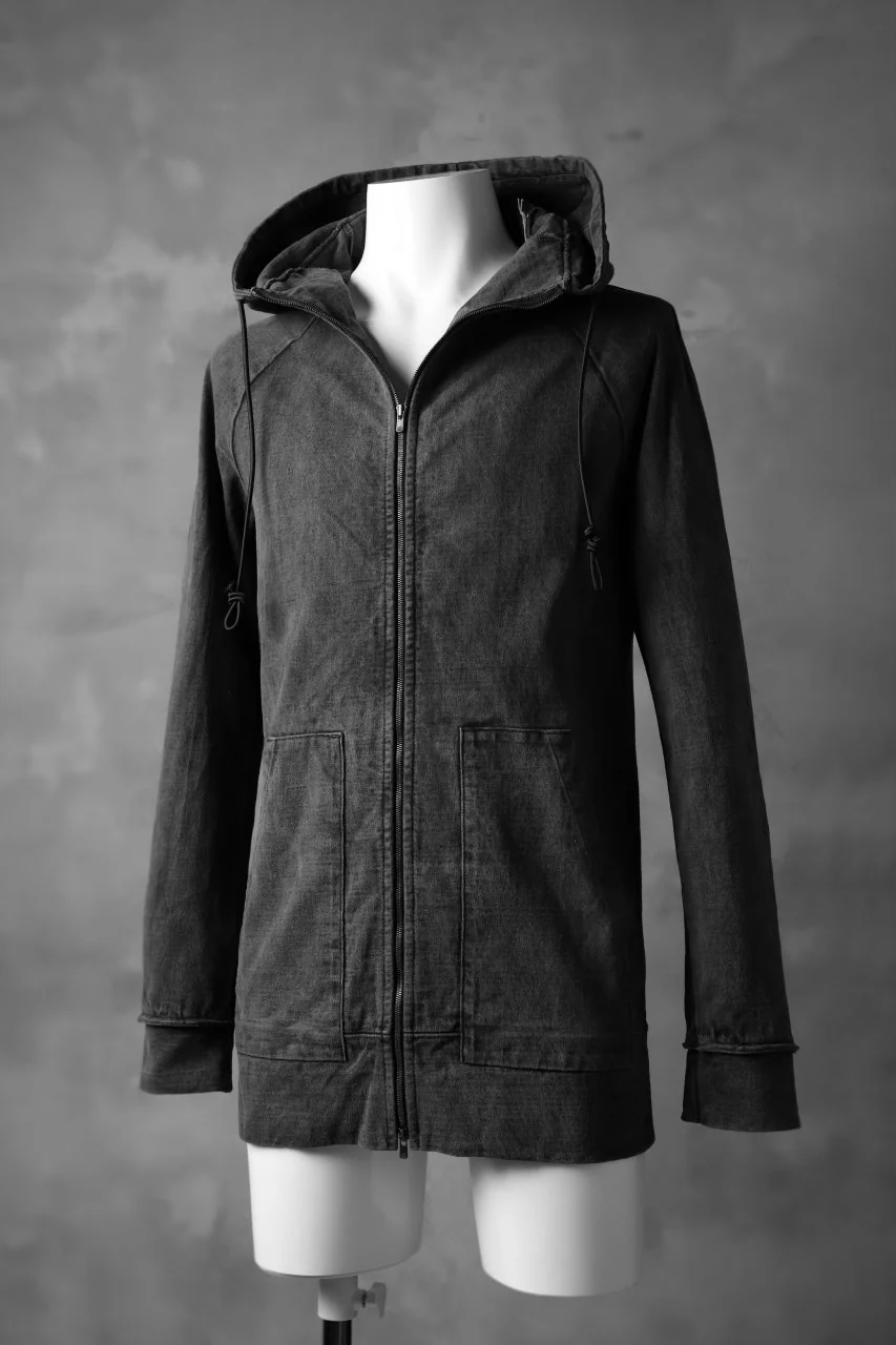KLASICA HOODIE ZIP PARKA / GARMENT PIGMENT DYED (PIGMENT GREY) - Image 3