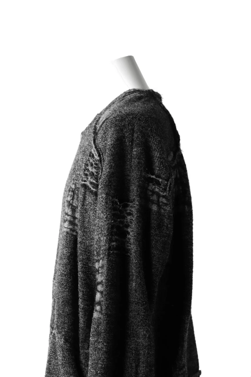 KLASICA TIP SAB-CREW PULL OVER / TECH INTERSIA PILE (MIX GREY) - Image 15