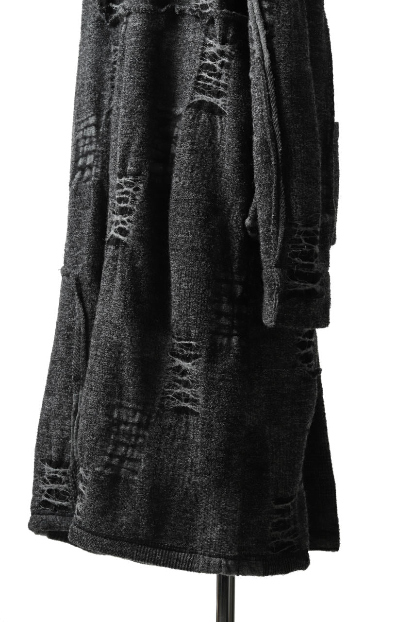 KLASICA TIP SAB-GENOU CARDIGAN-COAT / TECH INTERSIA PILE (MIX GREY) - Image 26