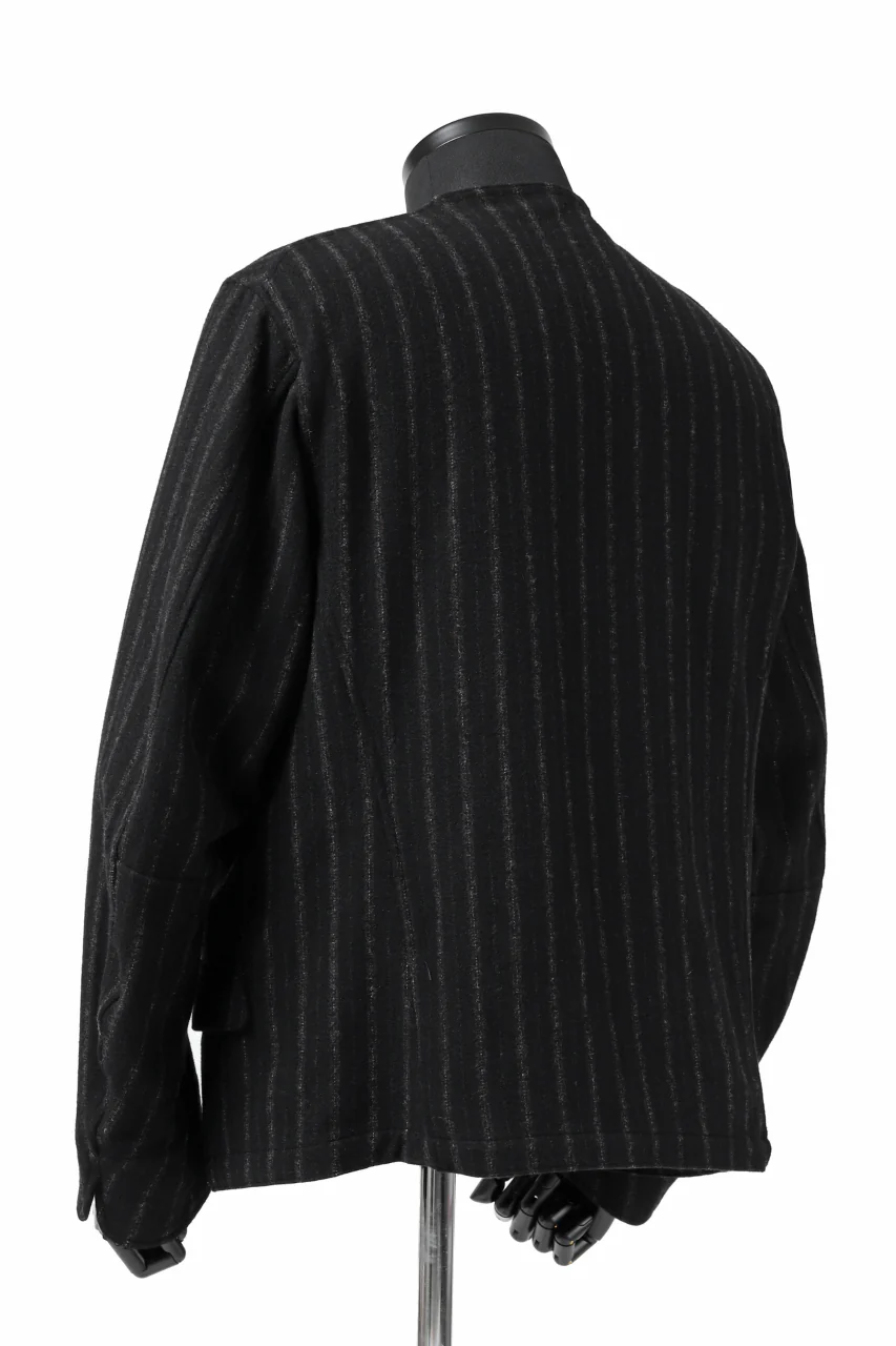 KLASICA VESSEL WORK JACKET / WOOL FLANNEL (VINTAGE STRIPE) - Image 23