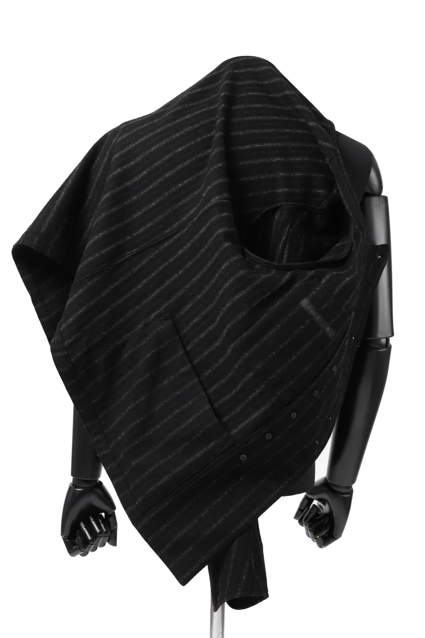 KLASICA VESSEL WORK JACKET / WOOL FLANNEL (VINTAGE STRIPE) - Image 25