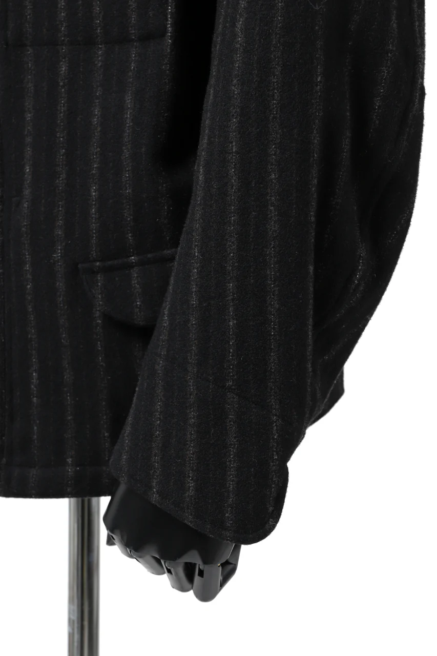 KLASICA VESSEL WORK JACKET / WOOL FLANNEL (VINTAGE STRIPE) - Image 30