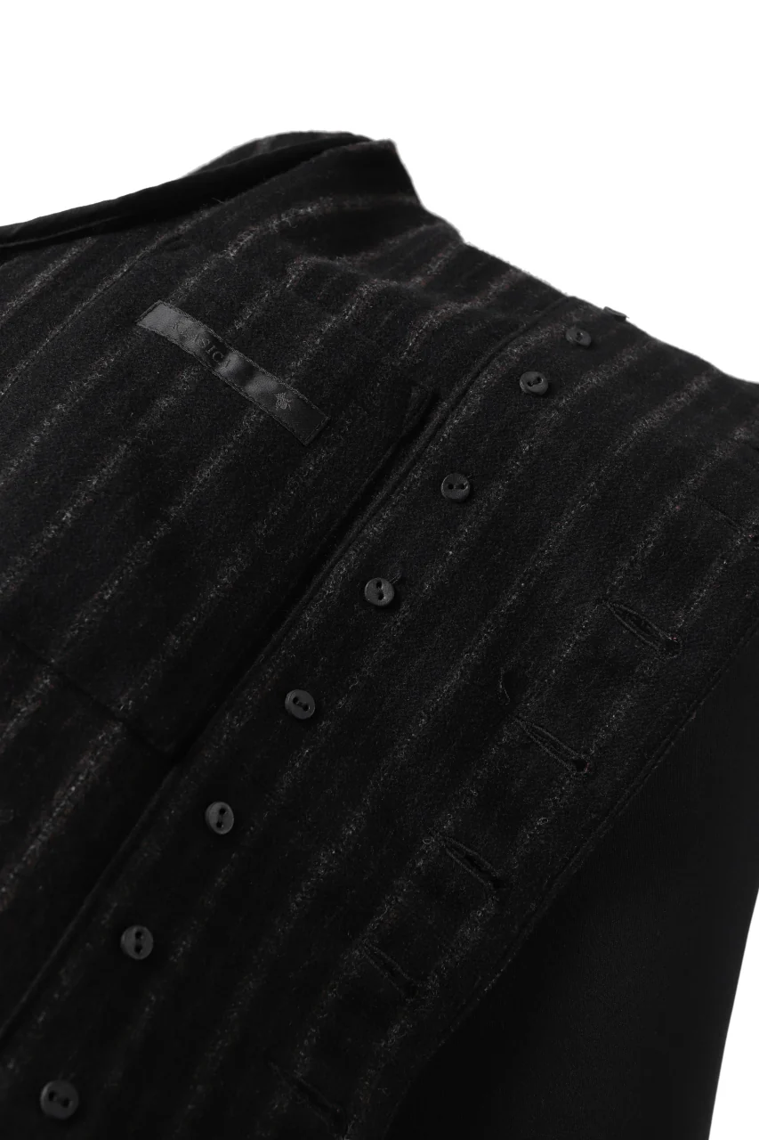 KLASICA VESSEL WORK JACKET / WOOL FLANNEL (VINTAGE STRIPE) - Image 37
