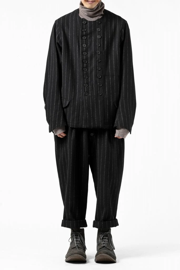 KLASICA VESSEL WORK JACKET / WOOL FLANNEL (VINTAGE STRIPE) - Image 39
