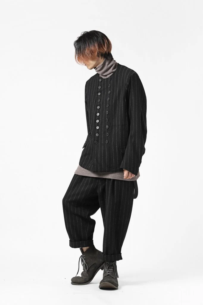 KLASICA VESSEL WORK JACKET / WOOL FLANNEL (VINTAGE STRIPE) - Image 46