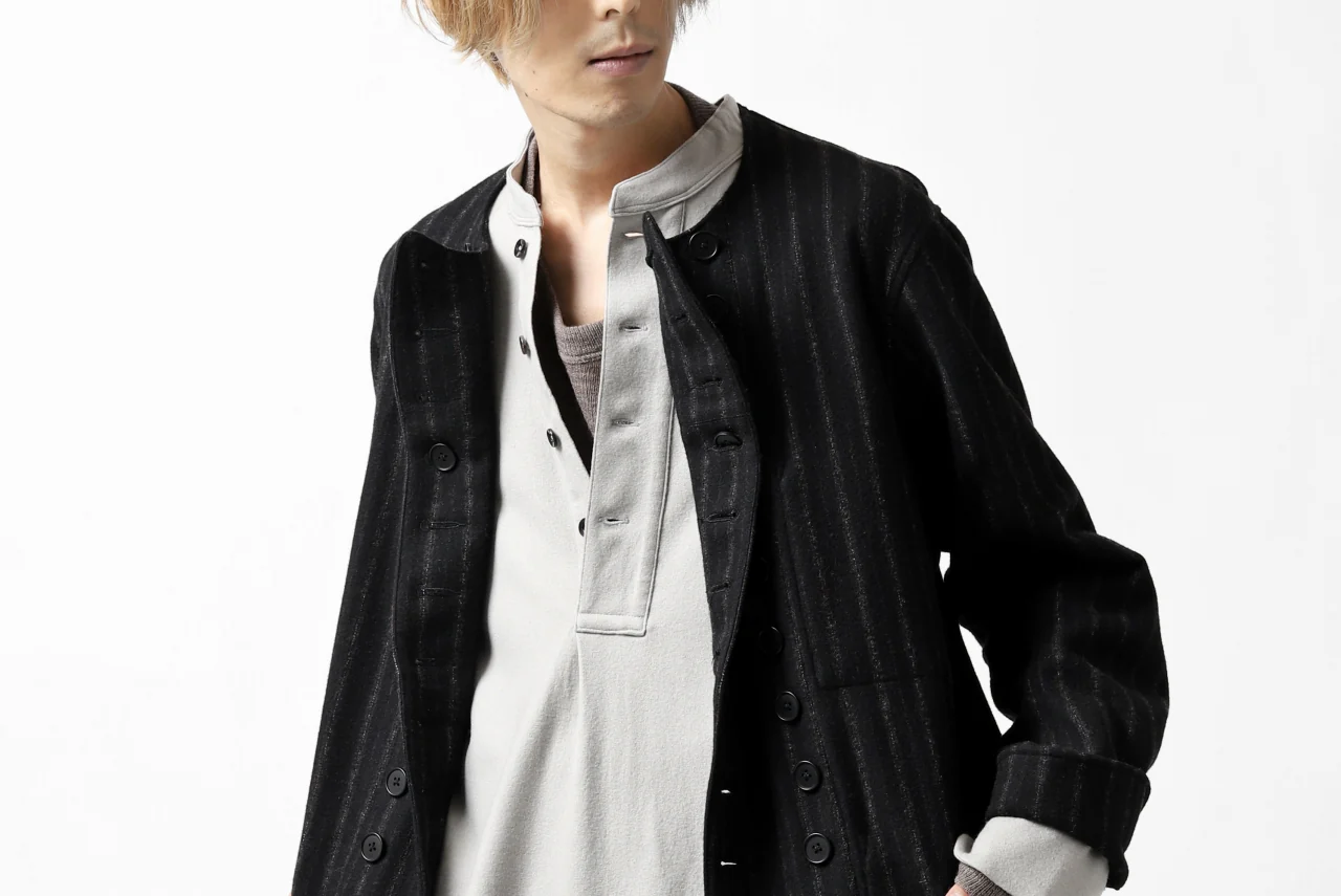 KLASICA VESSEL WORK JACKET / WOOL FLANNEL (VINTAGE STRIPE) - Image 52