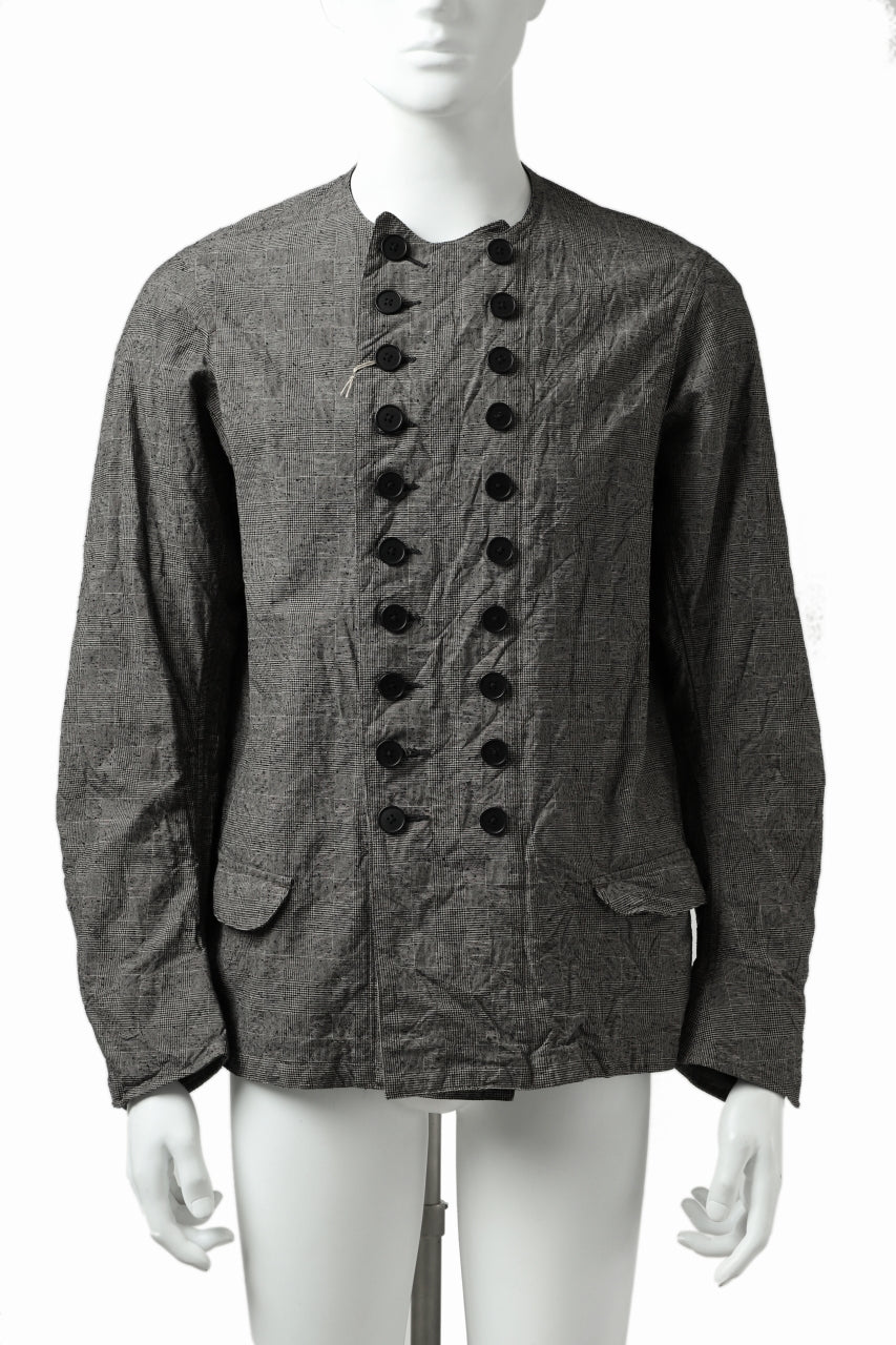 KLASICA VESSER WORK JACKET / ORIGINAL PONGEE NEP (GLEN CHECK) - Image 14