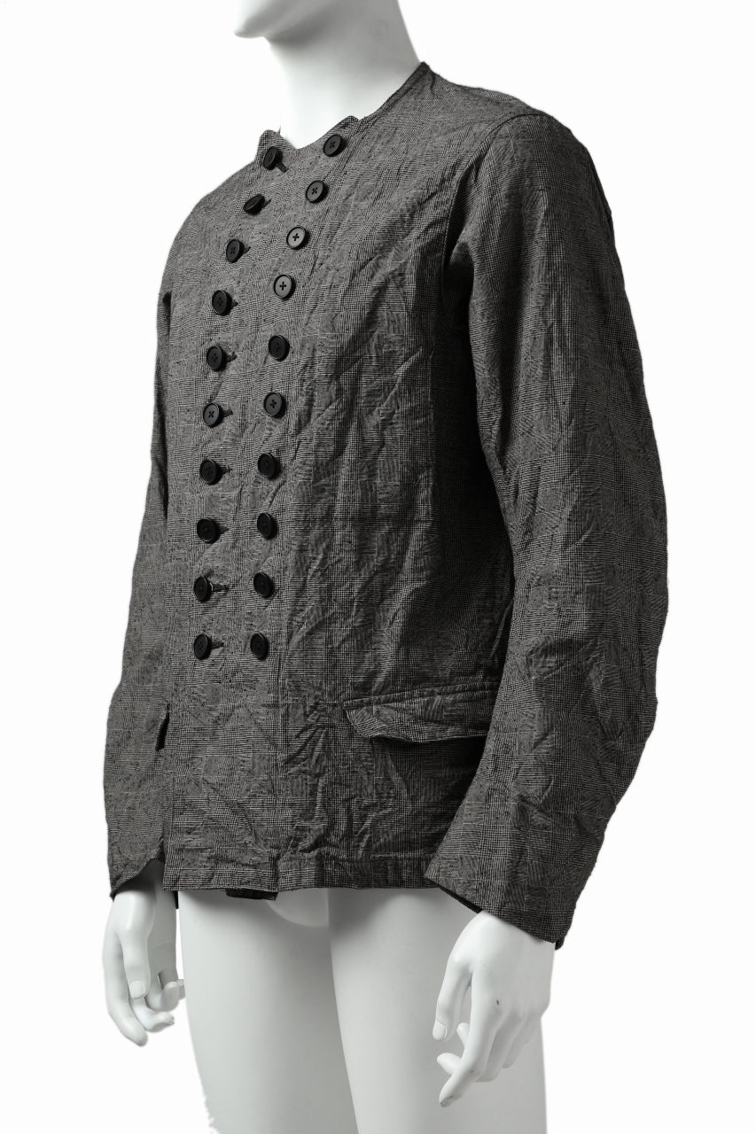 KLASICA VESSER WORK JACKET / ORIGINAL PONGEE NEP (GLEN CHECK) - Image 16