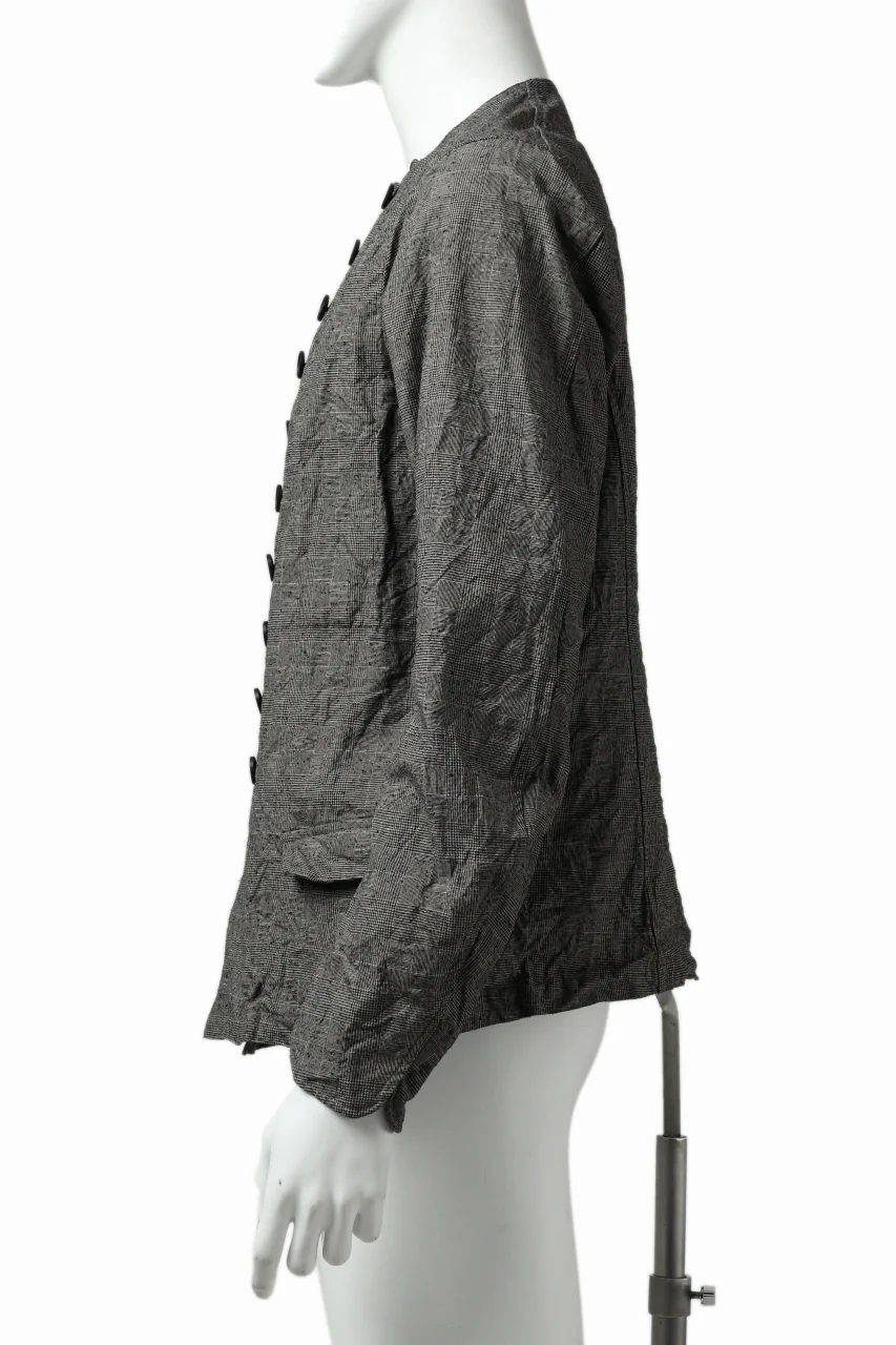 KLASICA VESSER WORK JACKET / ORIGINAL PONGEE NEP (GLEN CHECK) - Image 17