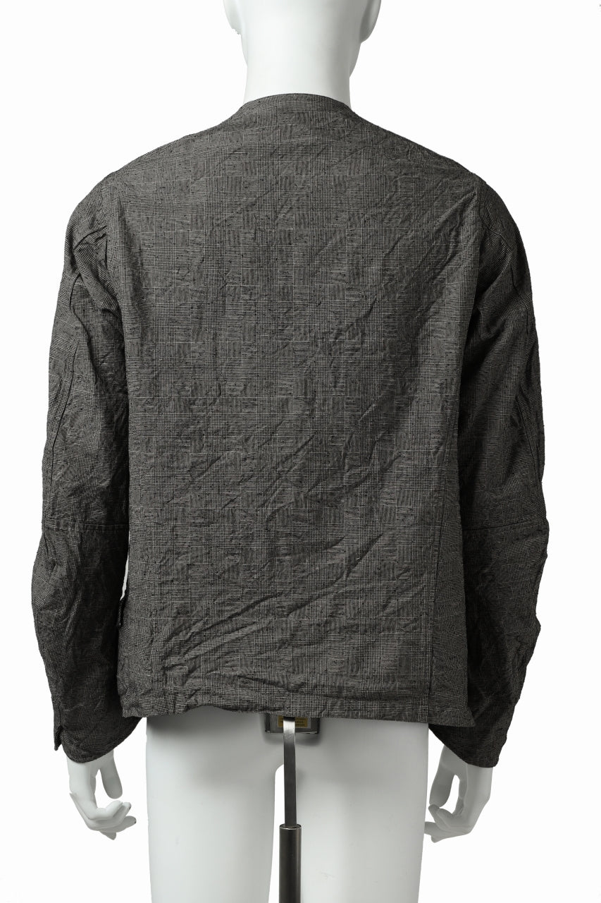 KLASICA VESSER WORK JACKET / ORIGINAL PONGEE NEP (GLEN CHECK) - Image 19