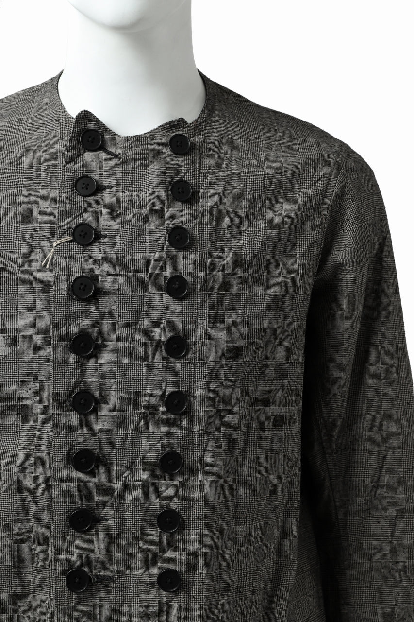 KLASICA VESSER WORK JACKET / ORIGINAL PONGEE NEP (GLEN CHECK) - Image 20