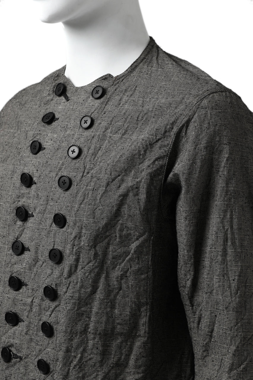 KLASICA VESSER WORK JACKET / ORIGINAL PONGEE NEP (GLEN CHECK) - Image 21