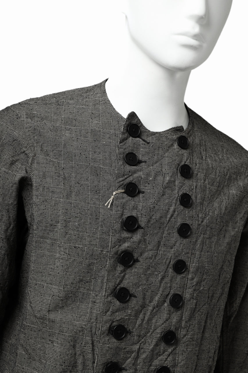 KLASICA VESSER WORK JACKET / ORIGINAL PONGEE NEP (GLEN CHECK) - Image 23