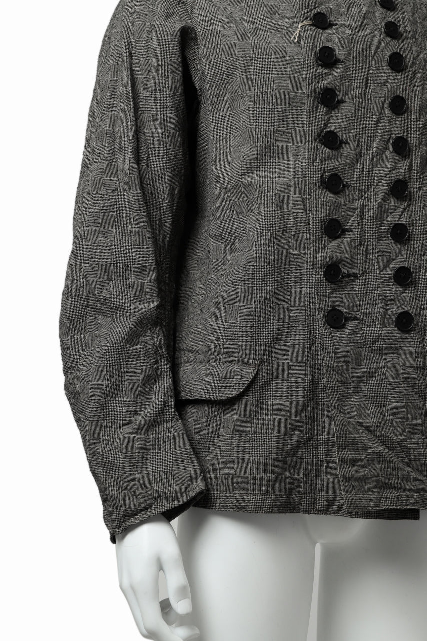 KLASICA VESSER WORK JACKET / ORIGINAL PONGEE NEP (GLEN CHECK) - Image 24