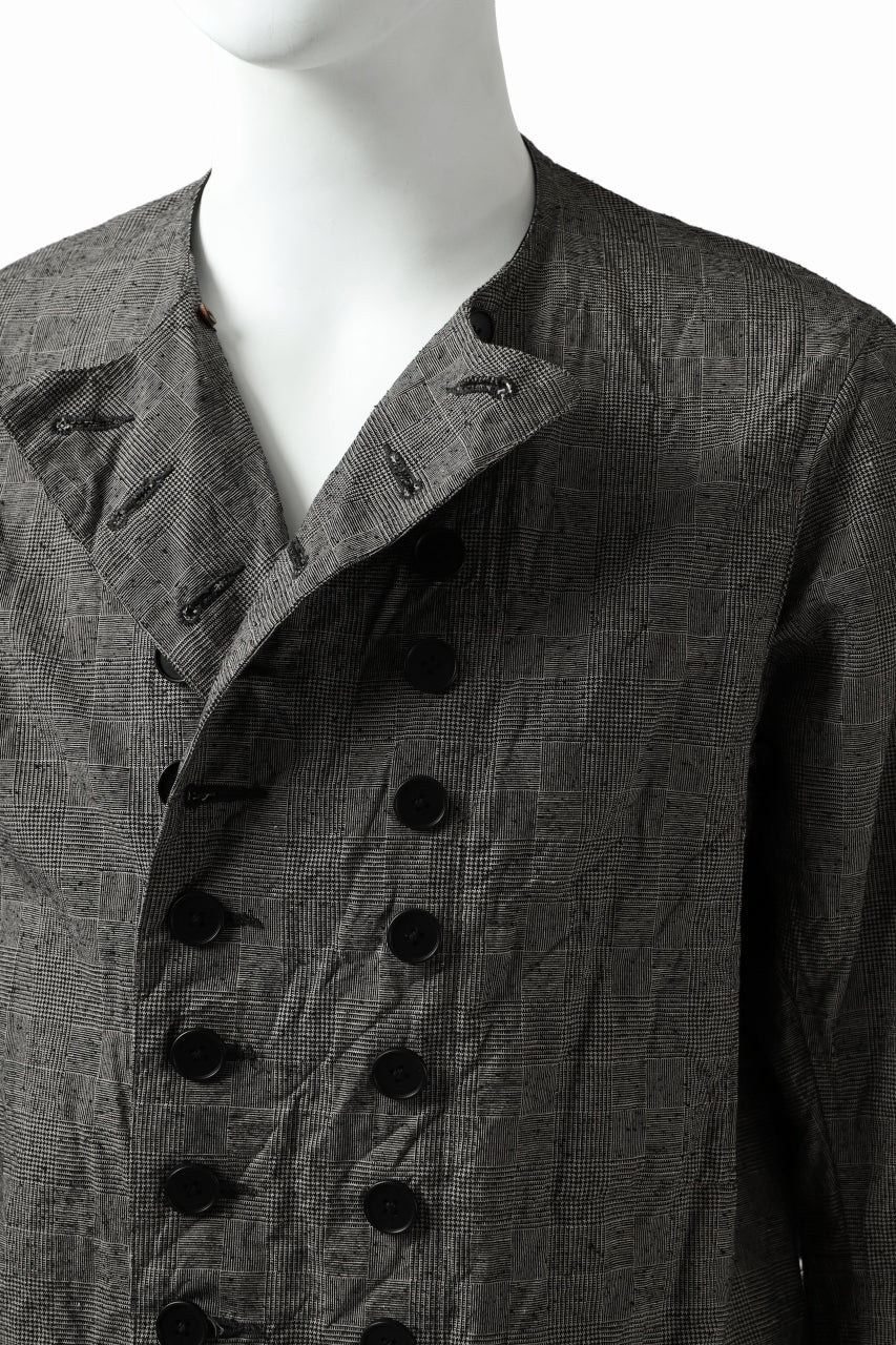 KLASICA VESSER WORK JACKET / ORIGINAL PONGEE NEP (GLEN CHECK) - Image 25