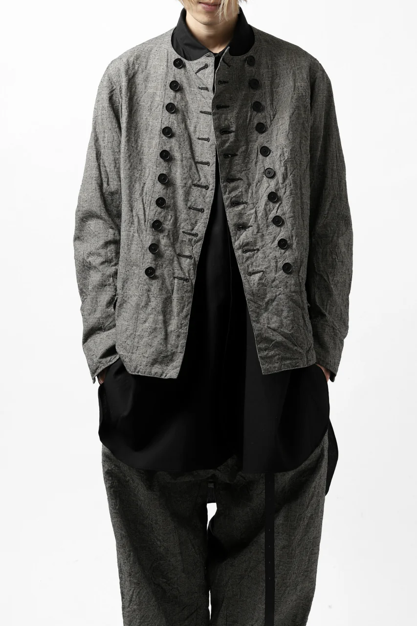 KLASICA VESSER WORK JACKET / ORIGINAL PONGEE NEP (GLEN CHECK) - Image 35