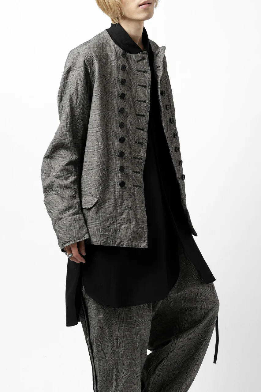 KLASICA VESSER WORK JACKET / ORIGINAL PONGEE NEP (GLEN CHECK) - Image 39