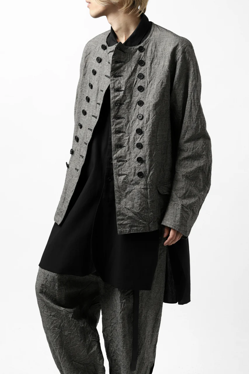 KLASICA VESSER WORK JACKET / ORIGINAL PONGEE NEP (GLEN CHECK) - Image 40