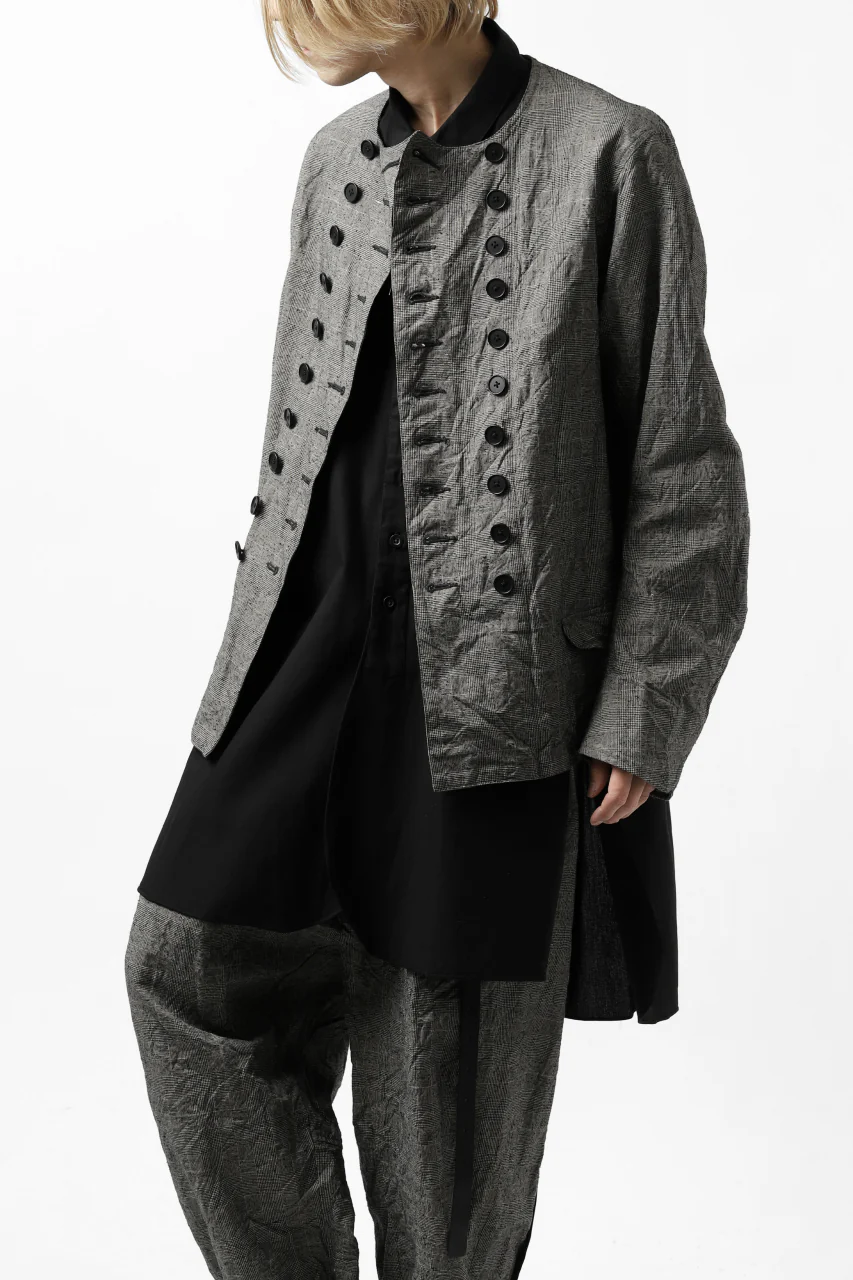 KLASICA VESSER WORK JACKET / ORIGINAL PONGEE NEP (GLEN CHECK) - Image 41