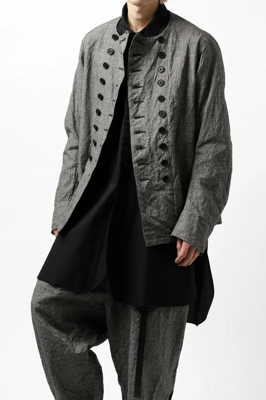 KLASICA VESSER WORK JACKET / ORIGINAL PONGEE NEP (GLEN CHECK) - Image 42
