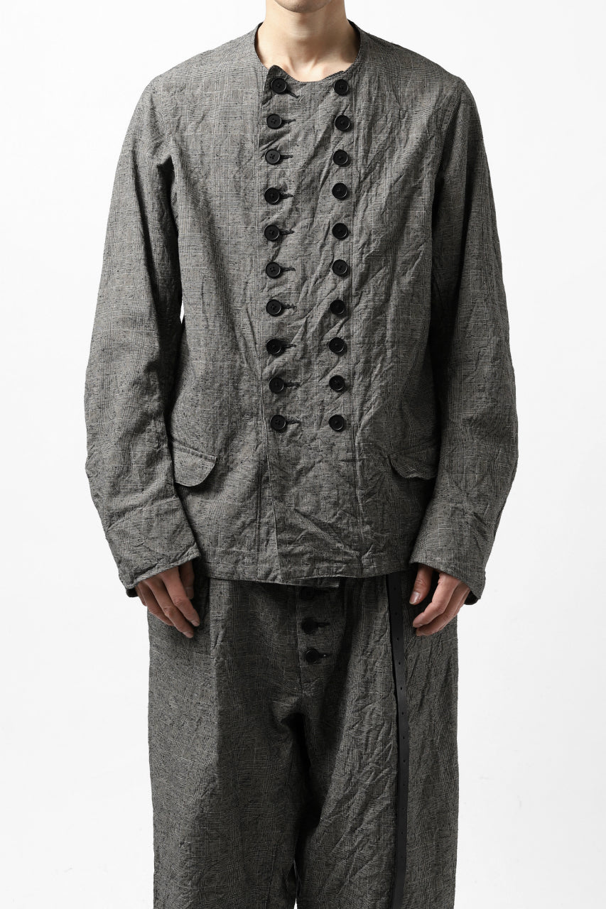 KLASICA VESSER WORK JACKET / ORIGINAL PONGEE NEP (GLEN CHECK) - Image 44