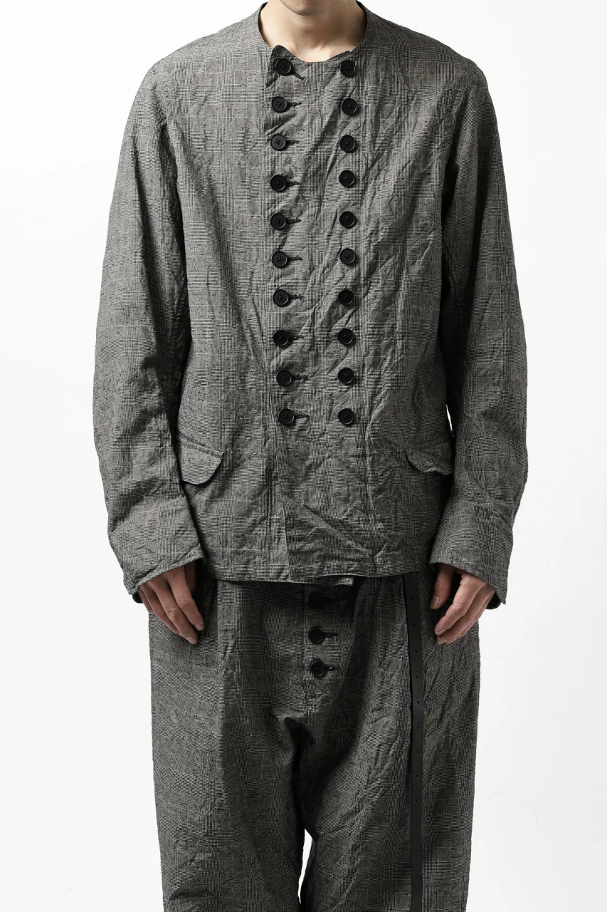 KLASICA VESSER WORK JACKET / ORIGINAL PONGEE NEP (GLEN CHECK) - Image 45