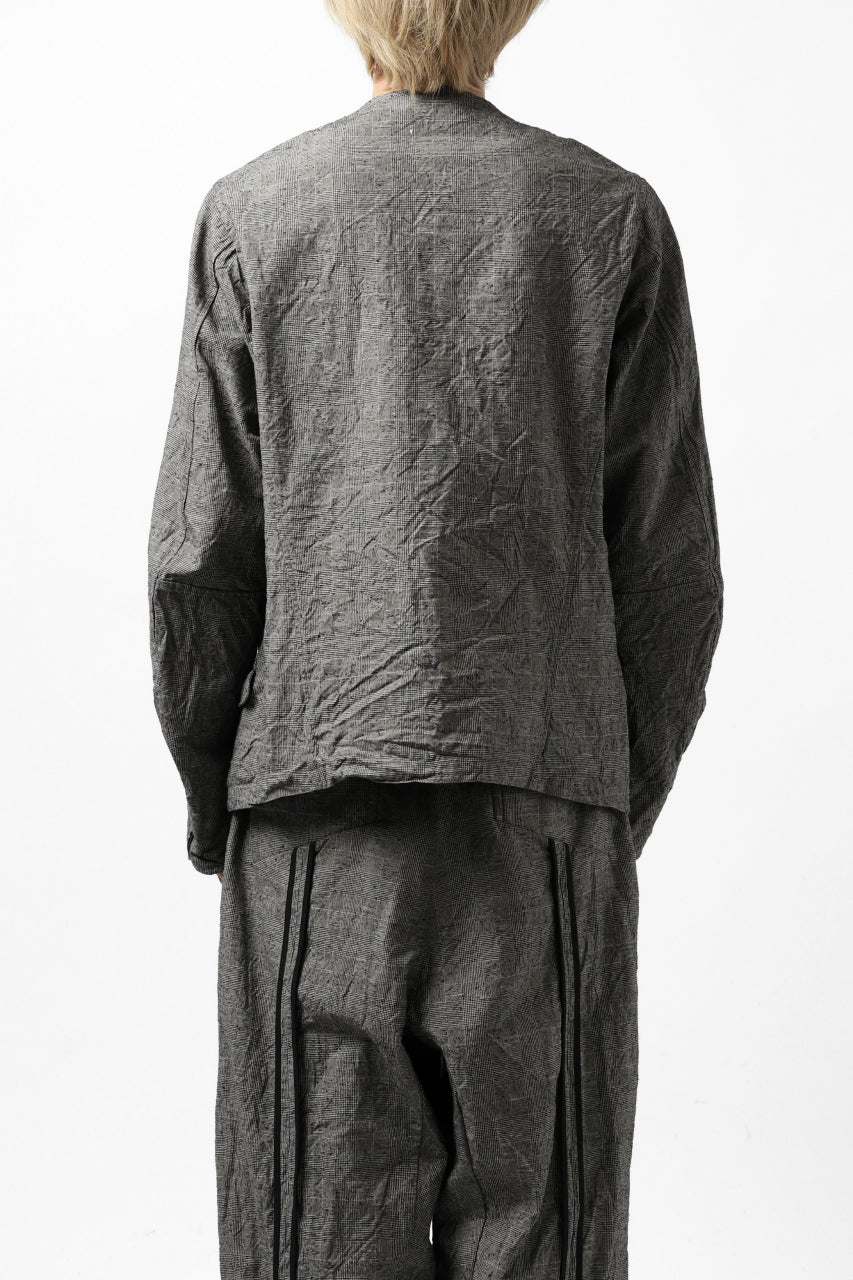 KLASICA VESSER WORK JACKET / ORIGINAL PONGEE NEP (GLEN CHECK) - Image 48